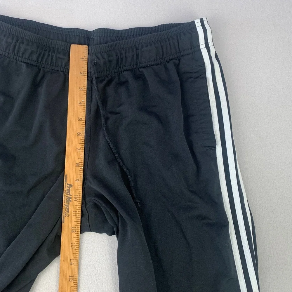 adidas Track Pants Mens XL Black Classic 3-Stripe Athletic Sweatpants‎ Jersey